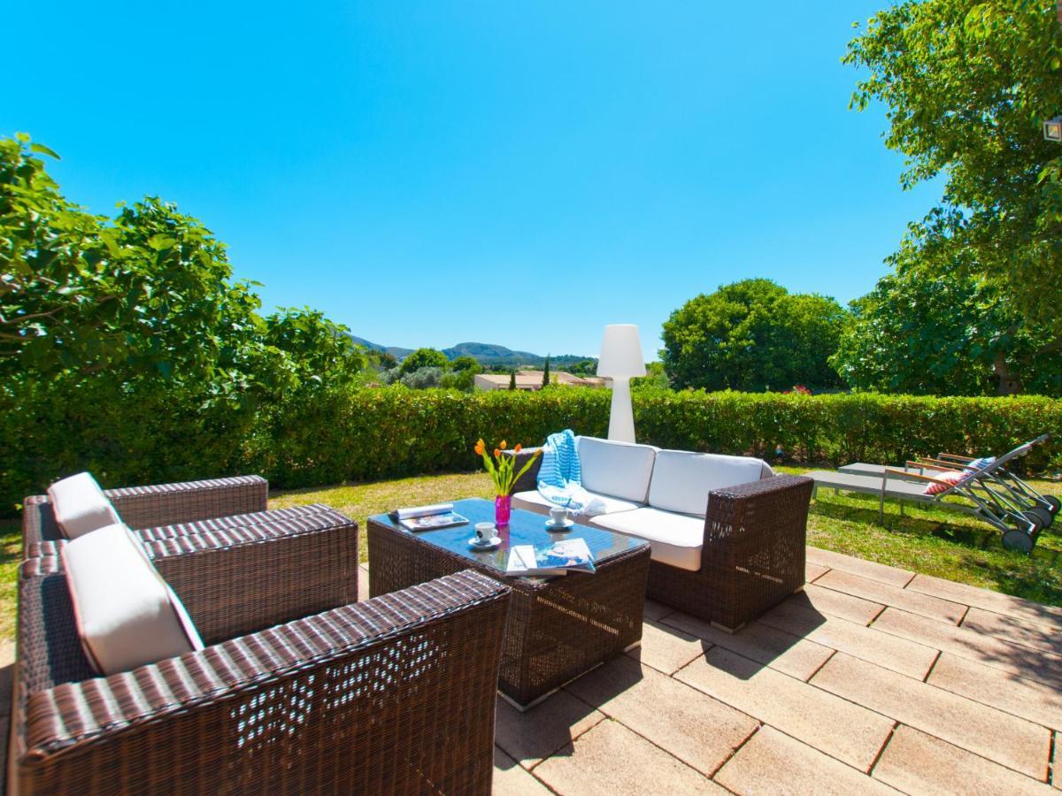 Villa Barcares Petit, piscina, jardines junto a playa en Alcudia Exterior foto