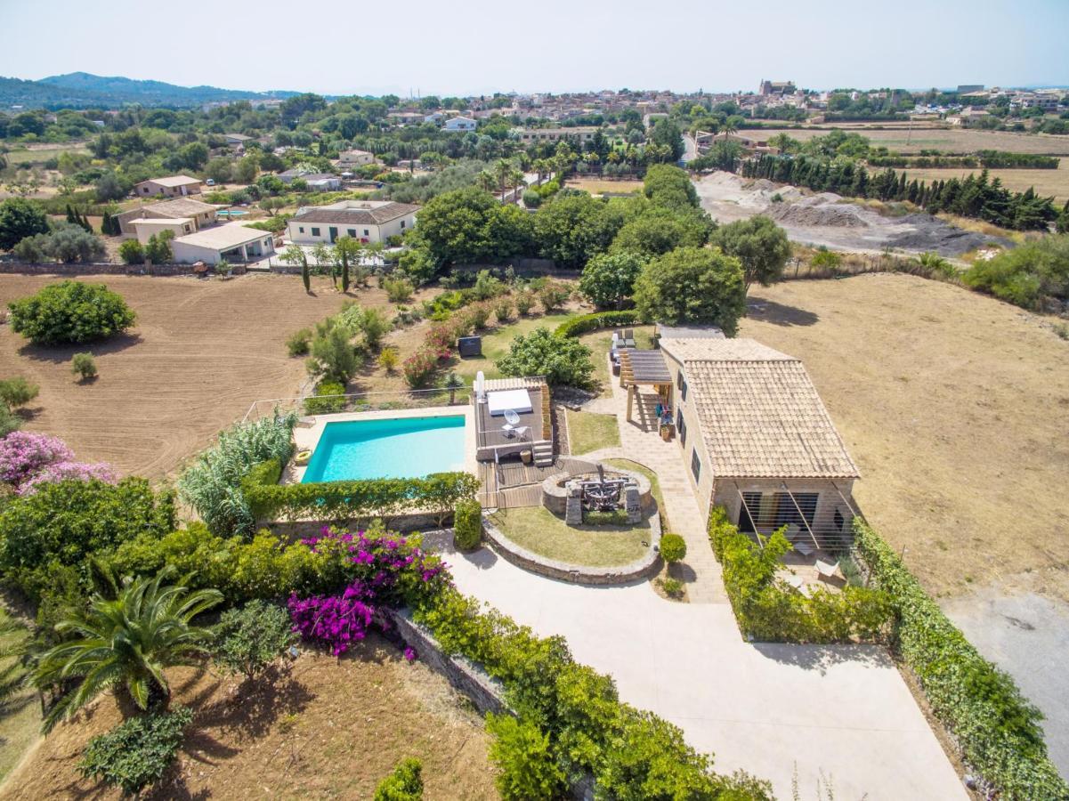 Villa Barcares Petit, piscina, jardines junto a playa en Alcudia Exterior foto