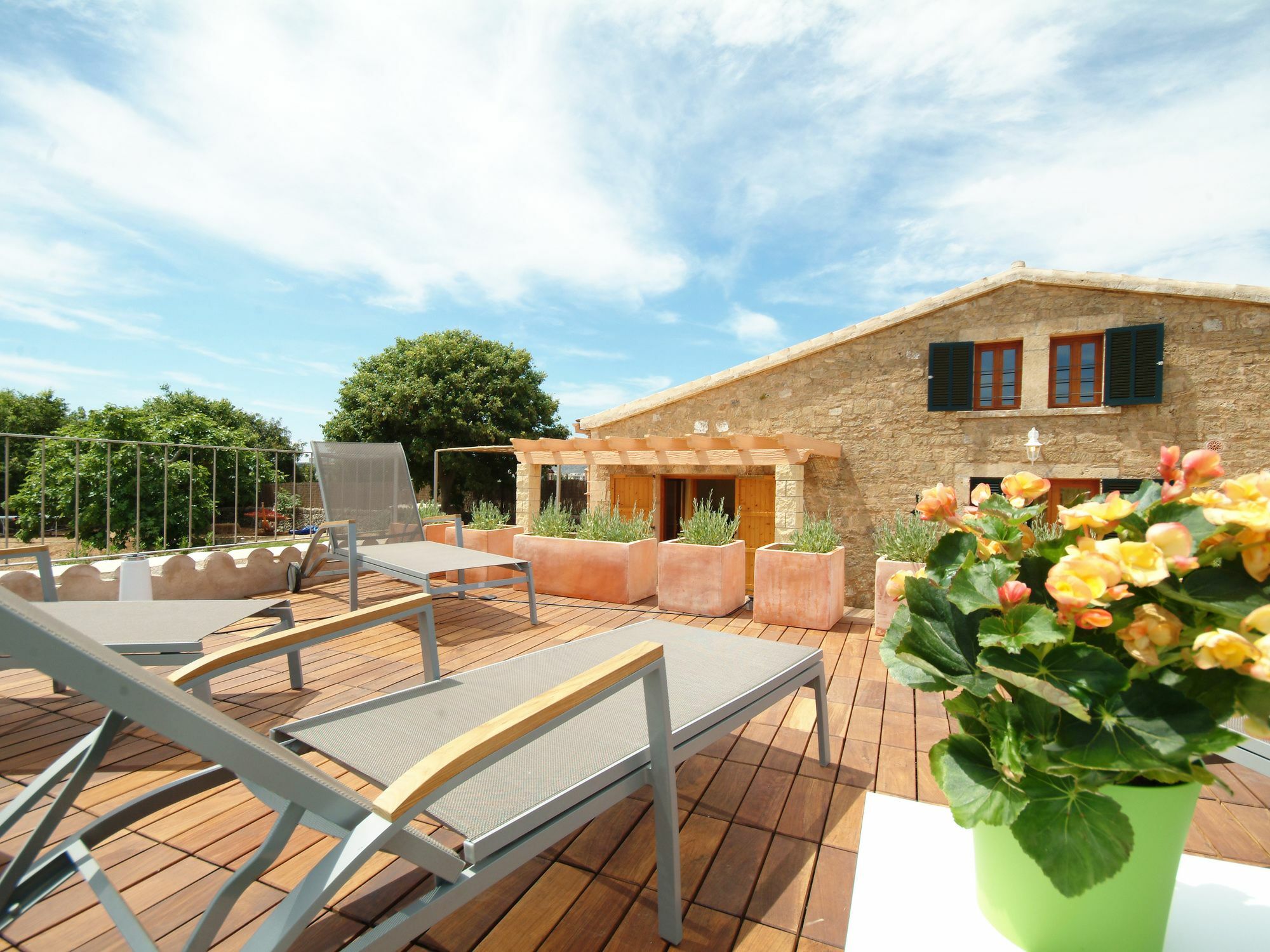 Villa Barcares Petit, piscina, jardines junto a playa en Alcudia Exterior foto