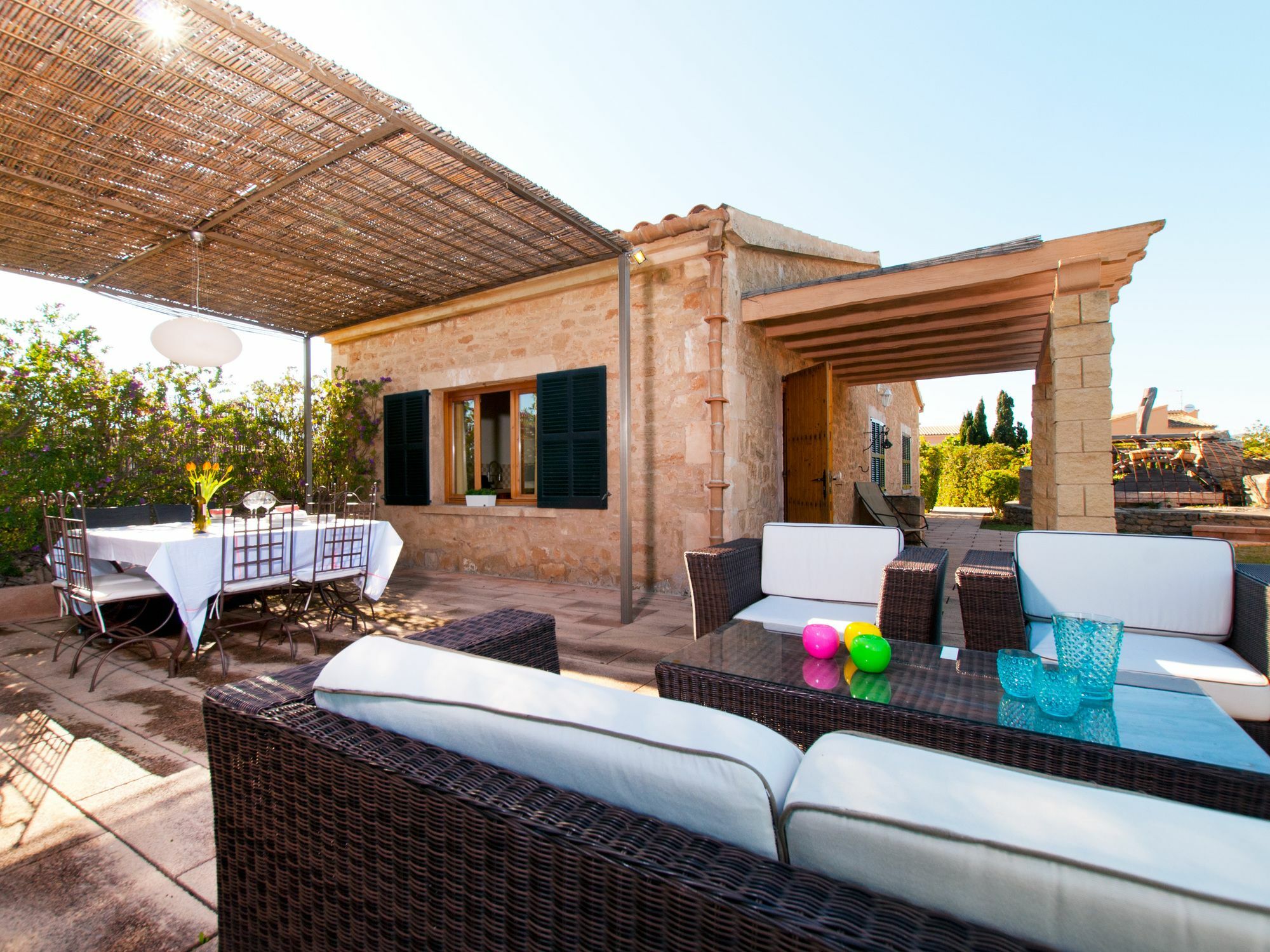 Villa Barcares Petit, piscina, jardines junto a playa en Alcudia Exterior foto