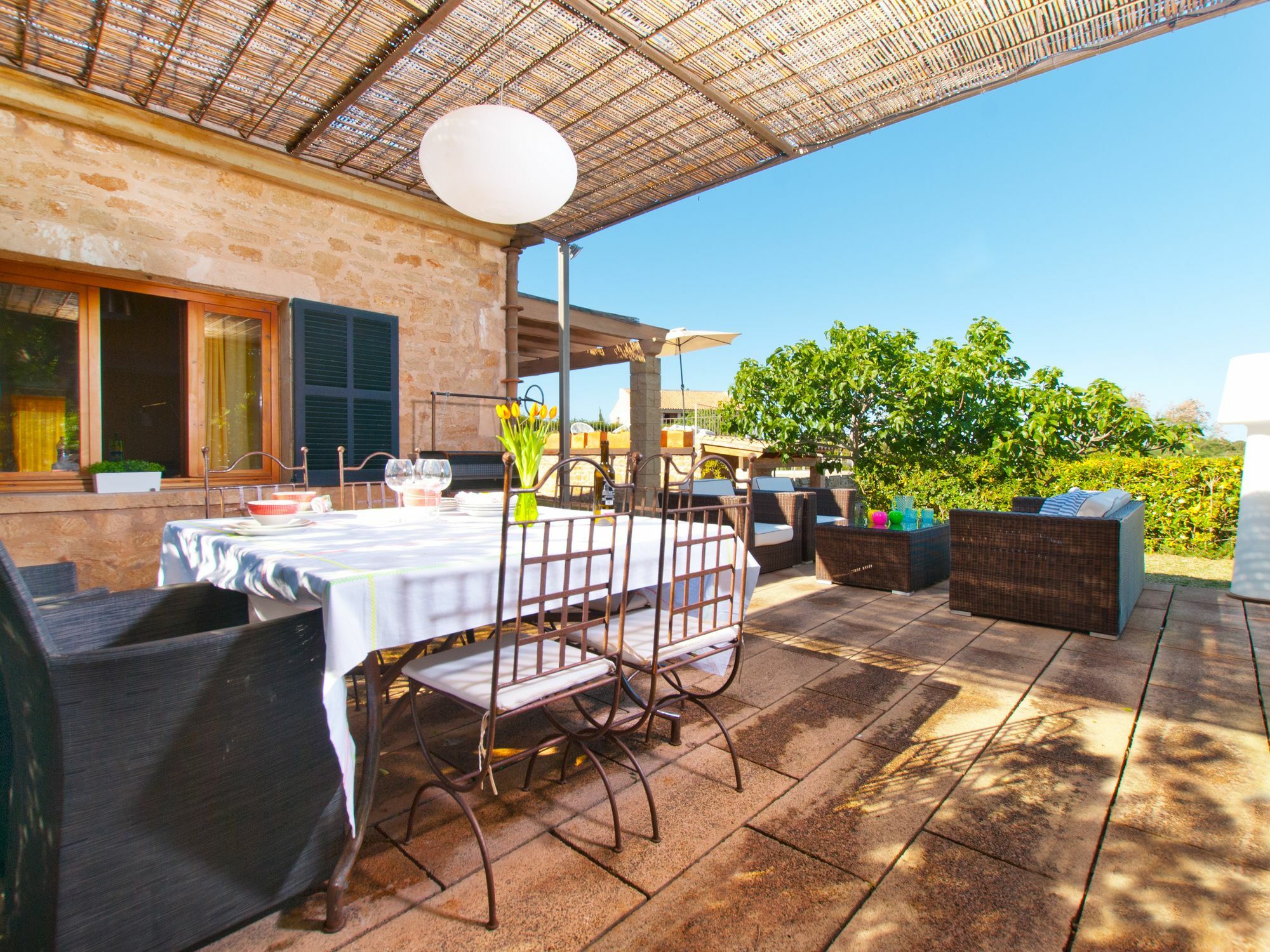 Villa Barcares Petit, piscina, jardines junto a playa en Alcudia Exterior foto